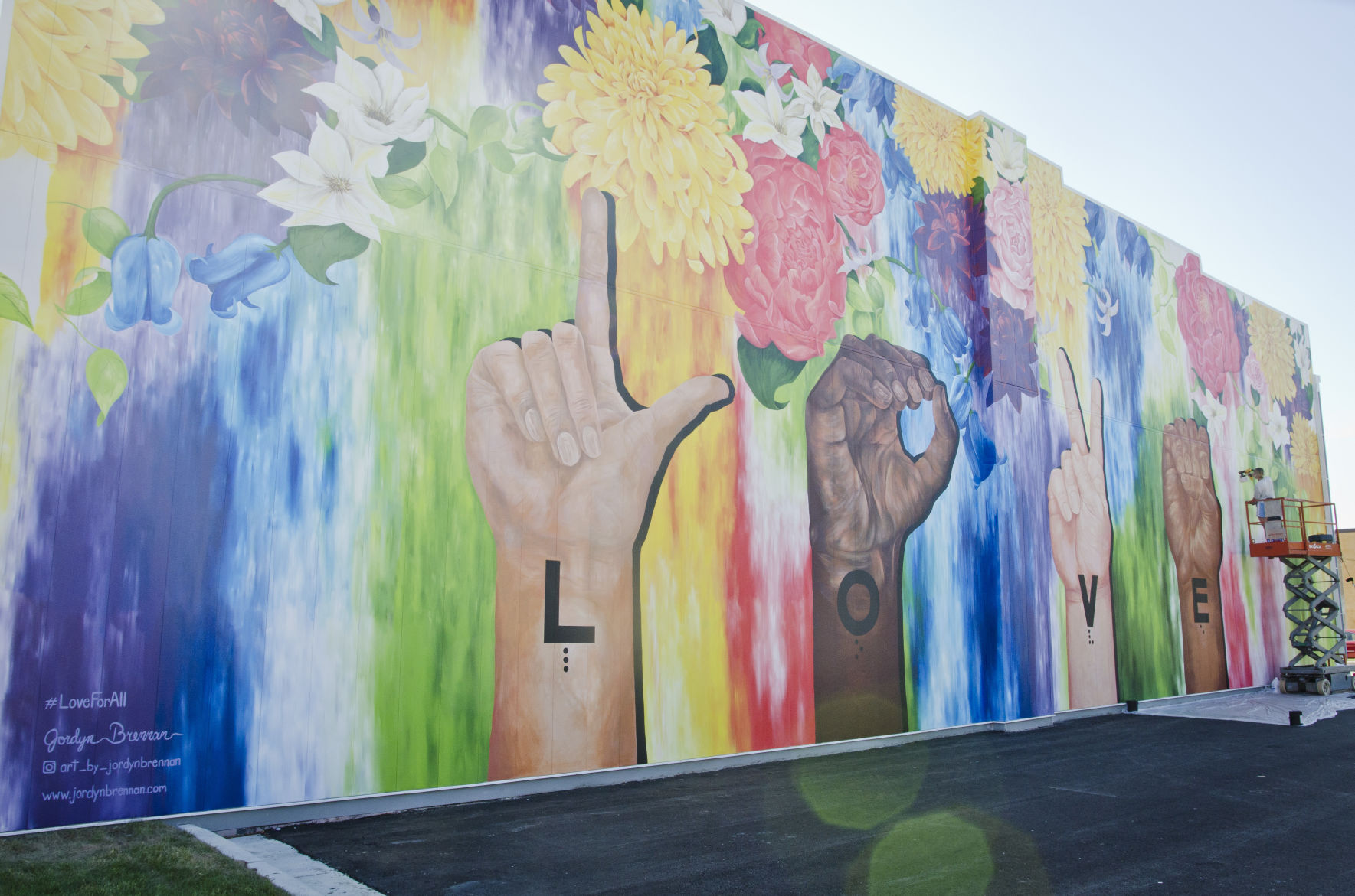 Finished mural